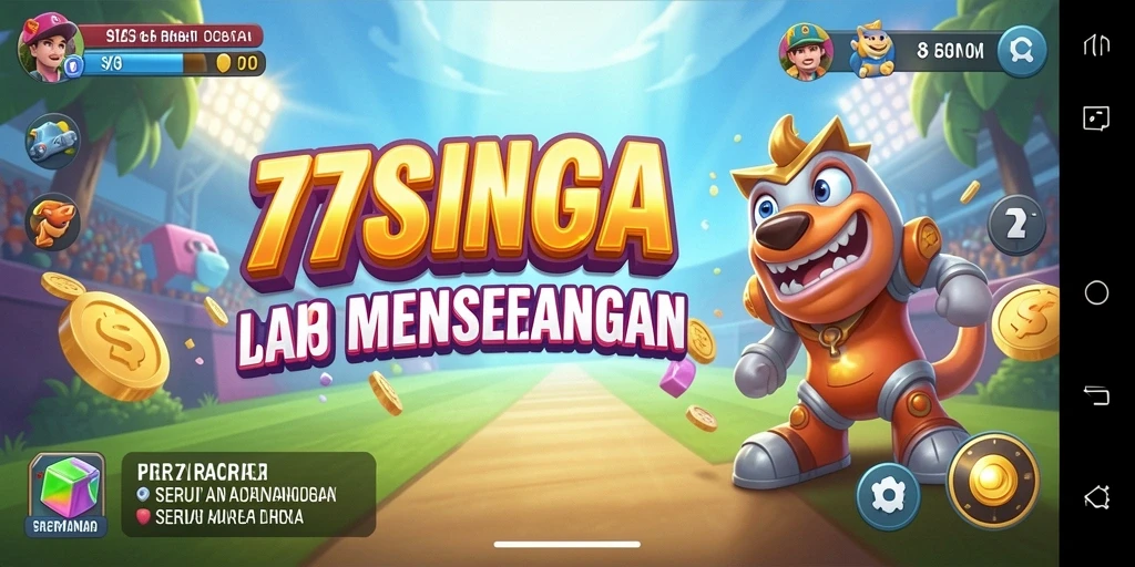 Tampilan gameplay seru dari 77SINGA yang menarik dan penuh tantangan.
