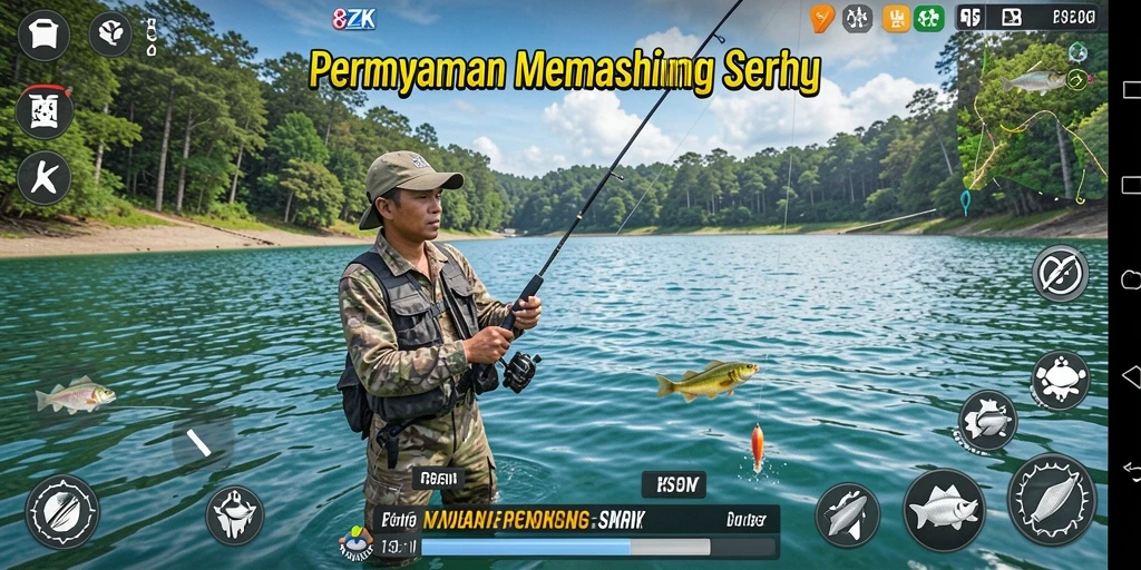 Tampilan memukau saat memancing di laut dalam 8ZK.