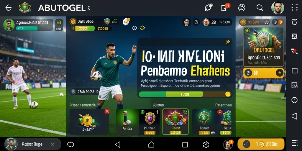 Tampilan menarik dari ABUTOGEL saat memasang taruhan olahraga.