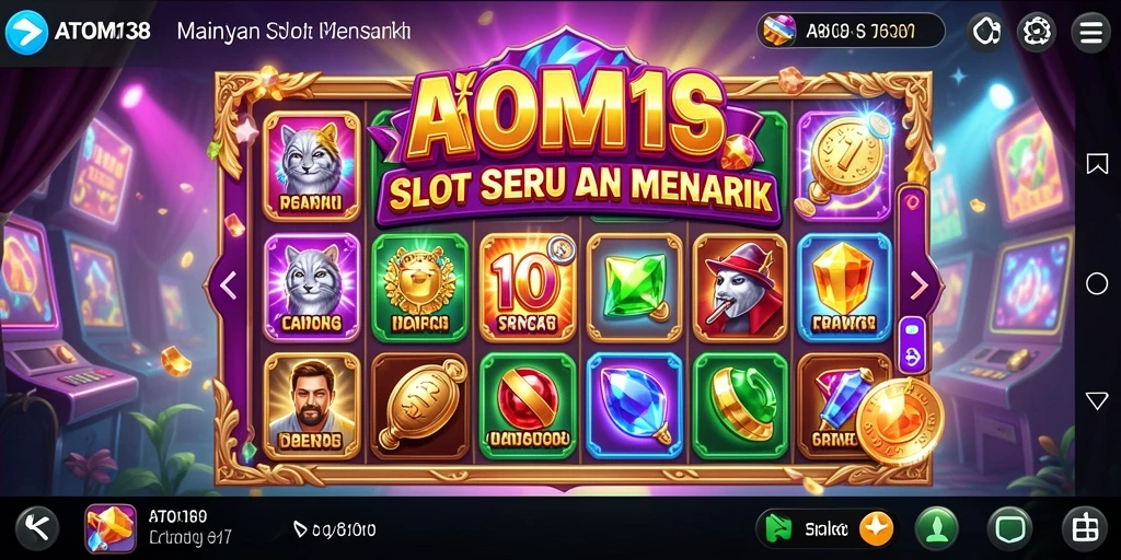 Screenshot ATOM138 menampilkan gameplay Slot yang menarik dan mengasyikkan.