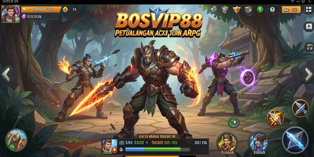 Tampilan gameplay BOSVIP88 yang seru dan mendebarkan dalam genre ARPG.