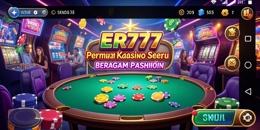 Tampilan menarik dari gameplay Kasino di ER777.
