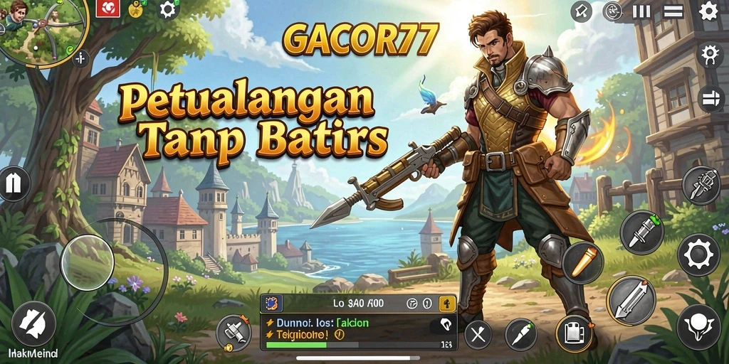 Screenshot GACOR77 menampilkan gameplay Open World yang imersif.