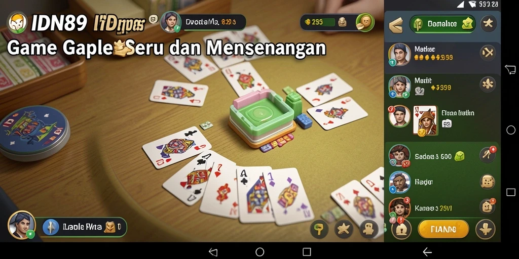 Tampilan gameplay seru dari IDN89 dengan grafis menarik.