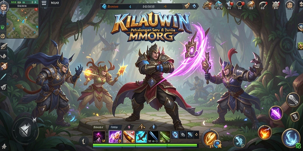 Tampilan gameplay KILAUWIN dengan petualangan yang seru dan interaksi antar pemain.
