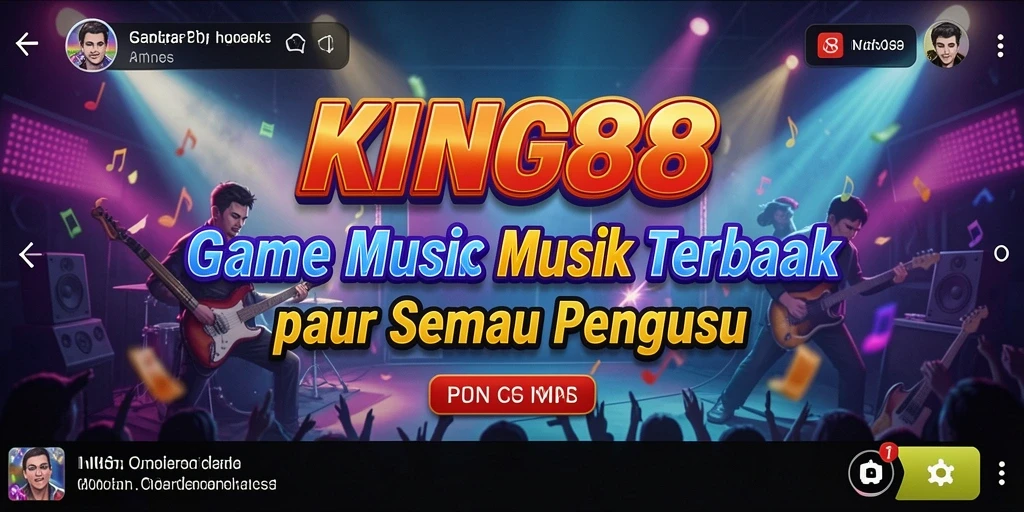 Gameplay KING88 yang menampilkan aksi musik yang menarik.