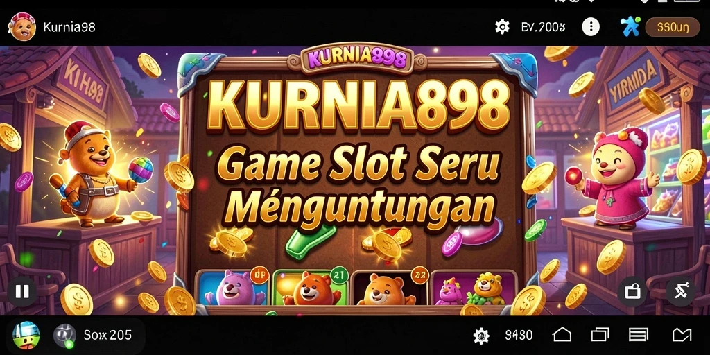 Tampilan gameplay seru dari KURNIA898 dengan slot beragam.