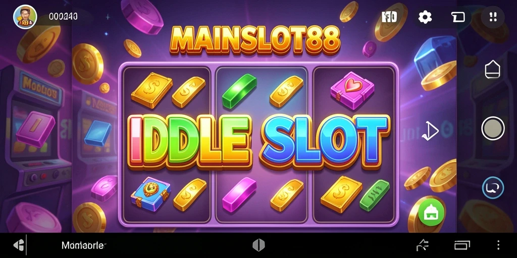Tampilan menawan gameplay <strong>MAINSLOT88</strong> saat berputar dalam mode Idle.