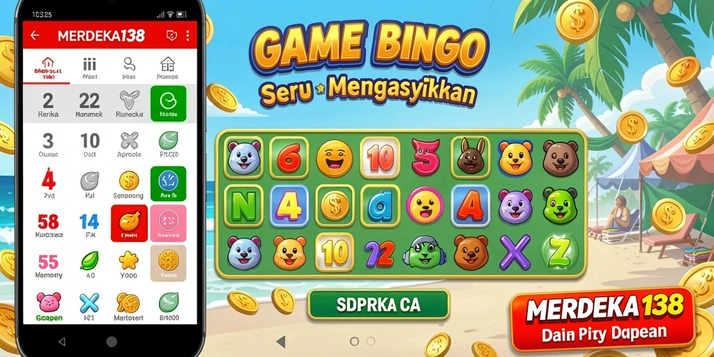 Screenshot gameplay MERDEKA138 menampilkan suasana seru permainan Bingo.