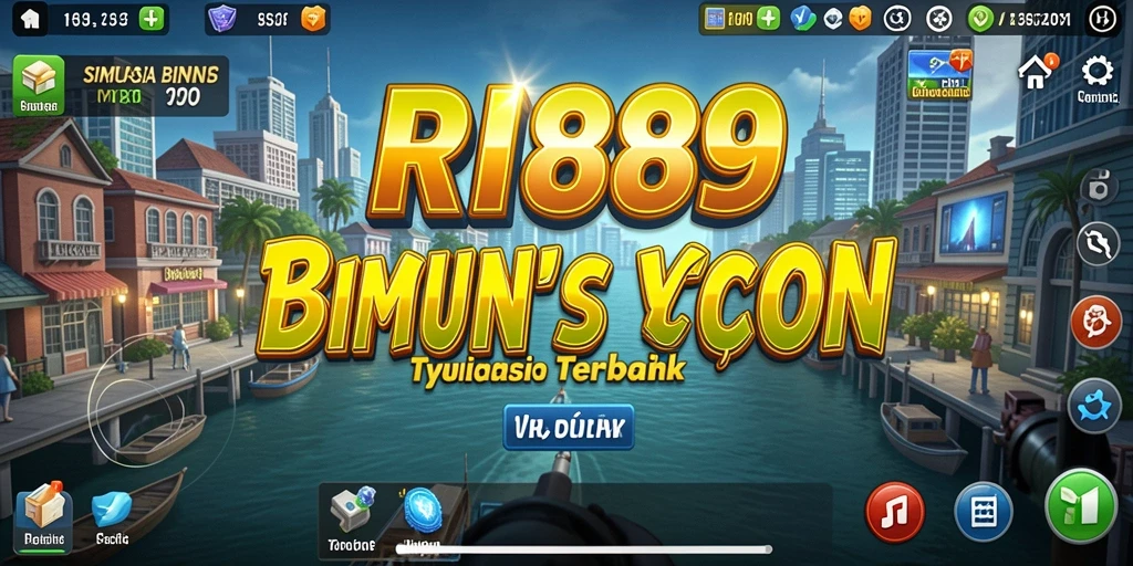 Tampilan gameplay RI889 yang menampilkan pengelolaan bisnis Tycoon.