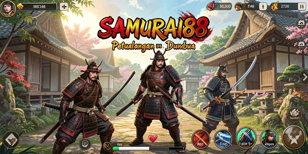 Tampilan gameplay SAMURAI88 yang menarik dan penuh warna.