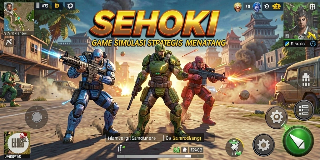 Tampilan gameplay SEHOKI yang penuh strategi dan aksi.