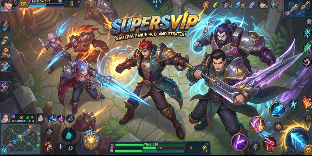 Tampilan gameplay seru di <strong>SUPERSVIP</strong>, penuh aksi dan strategi.