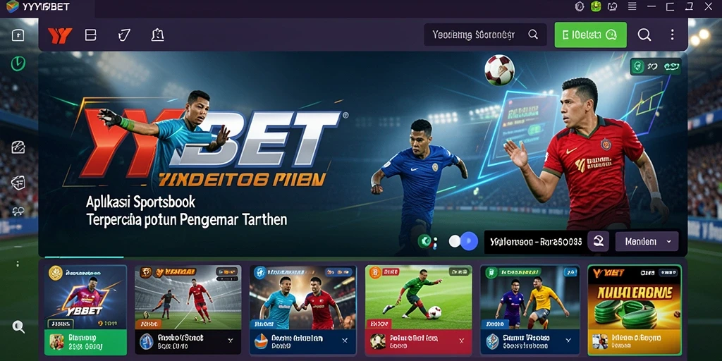 Tampilan antarmuka pengguna YYBET yang menarik dan interaktif.